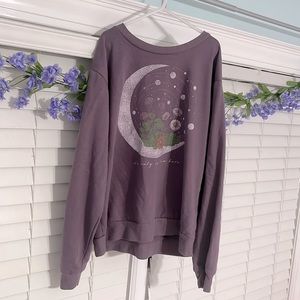 Plum Graphic Long Sleeve Tee